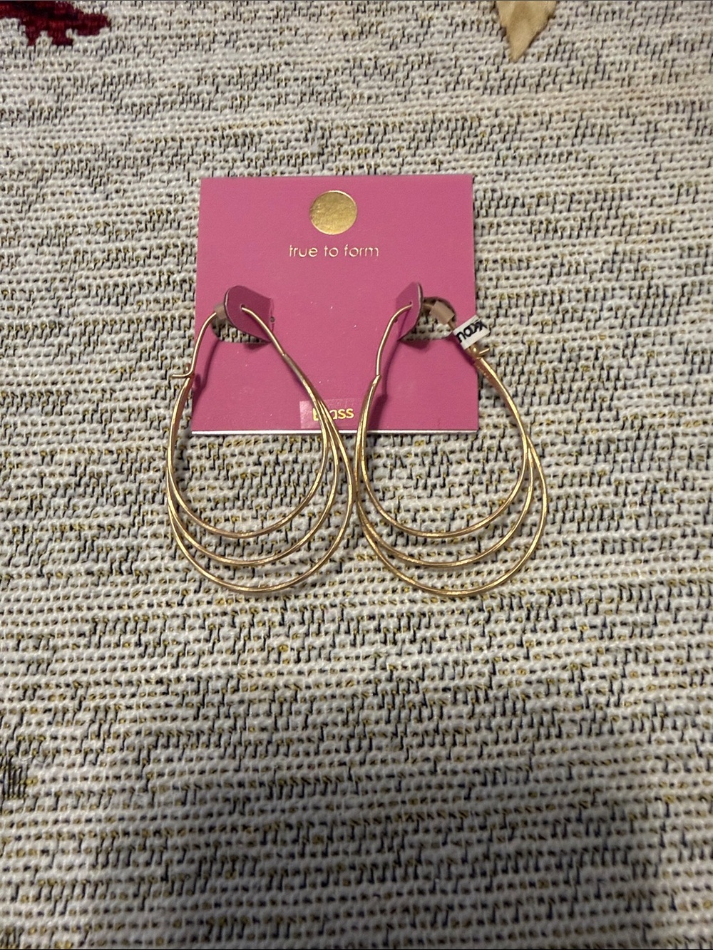 Gold Multi-Hoop Drop Earrings